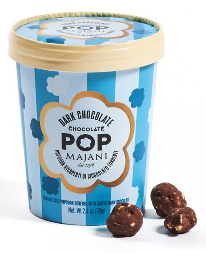 POP CORN CON  CIOCCOLATO FONDENTE 70 GR