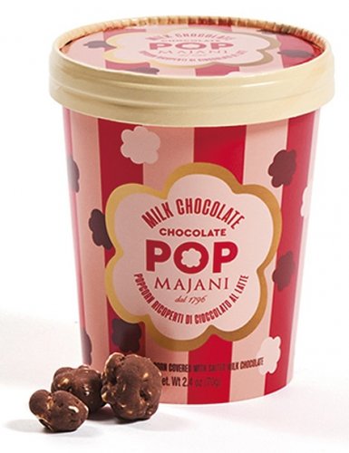 POP CORN CON  CIOCCOLATO AL LATTE 70 GR