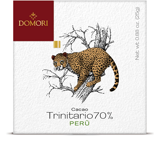 TAVOLETTA DARK CHOCOLATE TRINITARIO PERU' 70% 25 GR