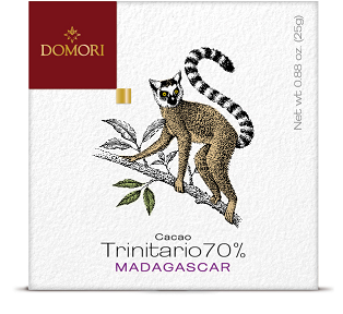 TAVOLETTA DARK CHOCOLATE TRINITARIO MADAGASCAR 70% 25 GR