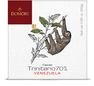 TAVOLETTA DARK CHOCOLATE TRINITARIO VENEZUELA 70% 25 GR