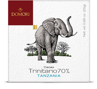 TAVOLETTA DARK CHOCOLATE TRINITARIO TANZANIA 70% 25 GR