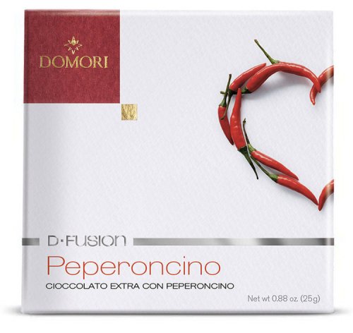 TAVOLETTA AL CIOCCOLATO FONDENTE CON PEPERONCINO 25 GR