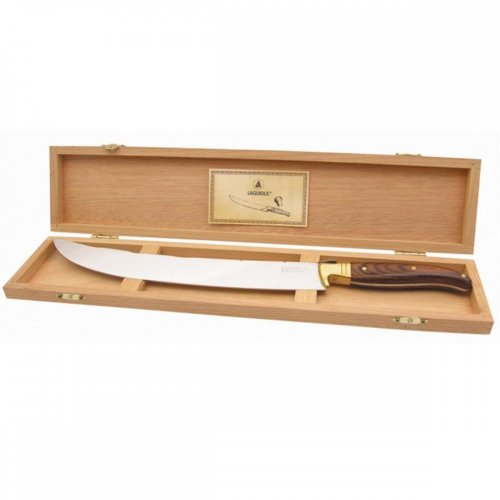 SCIABOLA CHAMPAGNE CON CASSETTA IN LEGNO