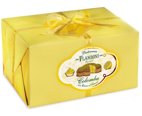 COLOMBA CON CREMA AL LIMONE E CIOCCOLATO FONDENTE GR 950