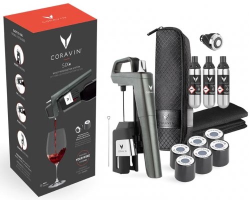 CORAVIN SISTEMA MESCITA TIMELESS MODEL SIX+ LIMITED EDITION HERMITAGE RED