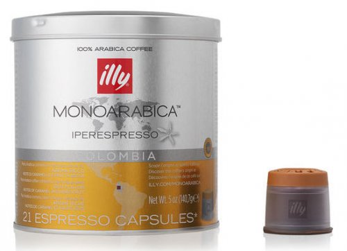21 CAPSULE ILLY IPERESPRESSO MONOARABICA COLOMBIA