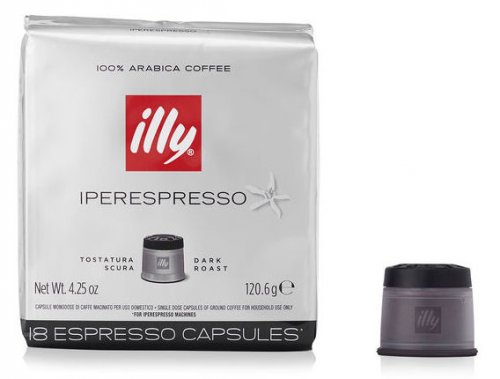 18 CAPSULE ILLY IPERESPRESSO TOSTATURA SCURA