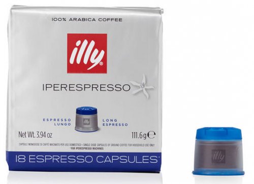 18 CAPSULE ILLY IPERESPRESSO LUNGO