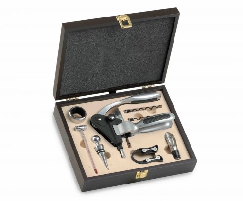COFANETTO SET LEGNO CAVATAPPI