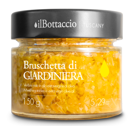 BRUSCHETTA DI GIARDINIERA IN OLIO EVO 150 GR