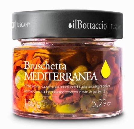 BRUSCHETTA MEDITERRANEA IN OLIO EVO 150 GR