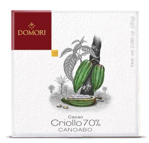 TAVOLETTA CACAO CRIOLLO CANOABO 70% 25 GR