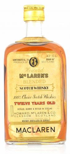 HOWARD MC LAREN'S BLENDED SCOTCH WHISKY 12 YO