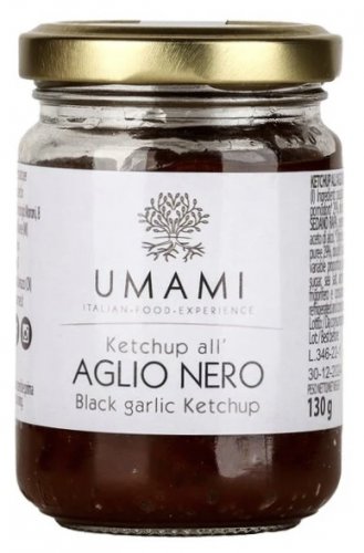 KETCHUP ALL'AGLIO NERO 130 GR
