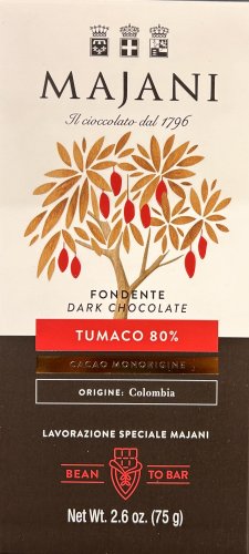 TAVOLETTA TUMACO 80% 75 GR