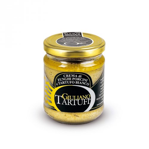 CREMA DI FUNGHI PORCINI E TARTUFO BIANCO 80 GR