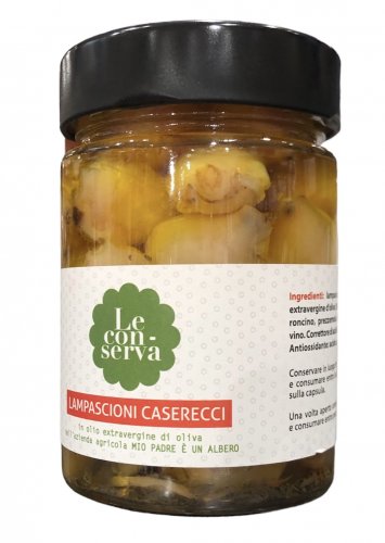 LAMPASCIONI CASERECCI IN OLIO EVO 300 GR