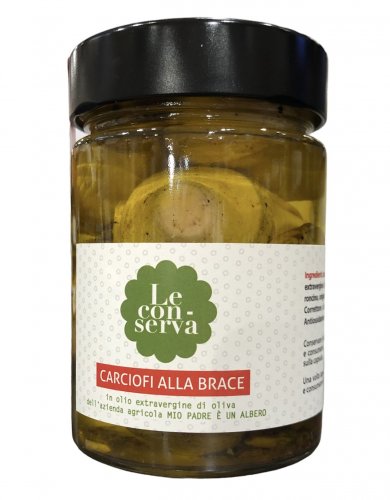 CARCIOFI ALLA BRACE IN OLIO EVO 300 GR