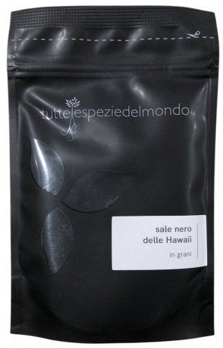 SALE NERO DELLE HAWAII IN GRANI 100 GR