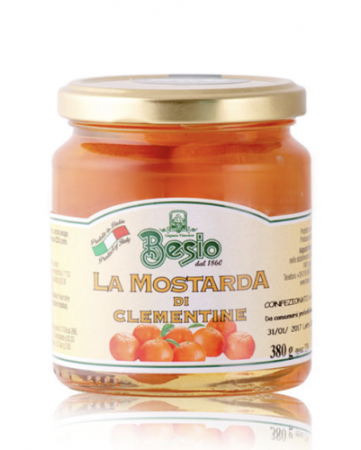 MOSTARDA DI  CLEMENTINE 380 GR