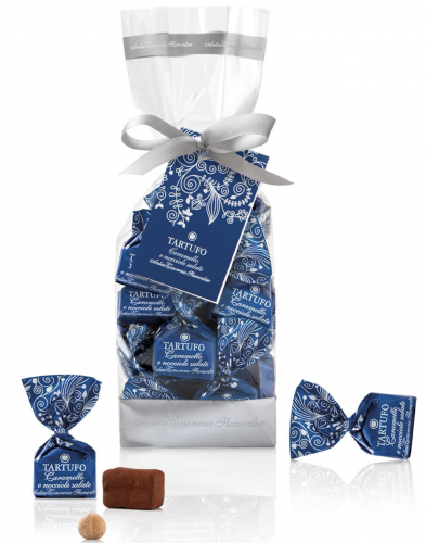 TARTUFI AL CARAMELLO E NOCCIOLE SALATE SACCHETTO 200 GR