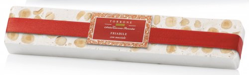 TORRONE FRIABILE CON NOCCIOLE RICOPERTO DI CIOCCOLATO 150 GR