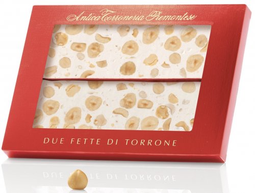 ASTUCCIO 2 FETTE TORRONE FRIABILE NOCCIOLE LINEA ROSSA 60 GR