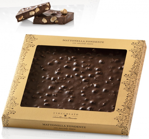 MATTONELLA FONDENTE CON NOCCIOLE INTERE 1 KG