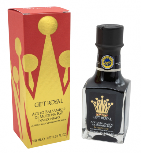 ACETO BALSAMICO DI MODENA INVECCHIATO GIFT ROYALE 100 ML