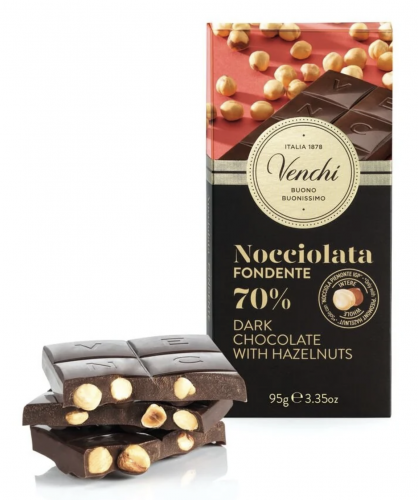 TAVOLETTA NOCCIOLATA FONDENTE 70% 95 GR