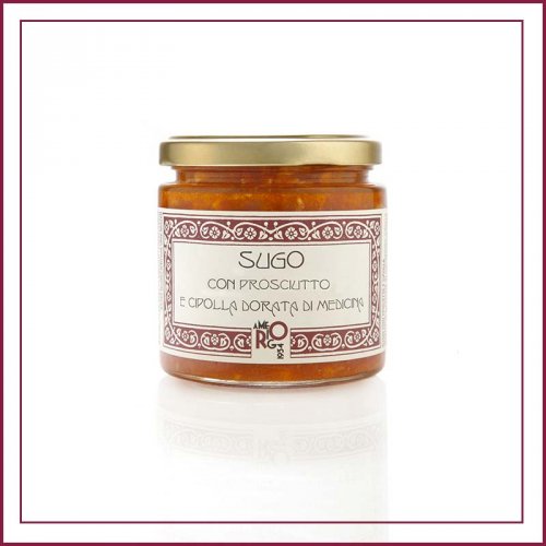 SUGO AL POMODORO CON CIPOLLA E PROSCIUTTO 200 GR