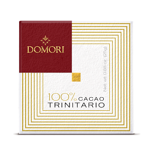 TAVOLETTA DARK CHOCOLATE TRINITARIO 100% 25 GR