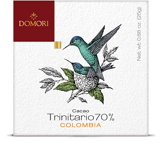 TAVOLETTA DARK CHOCOLATE TRINITARIO COLOMBIA 70% 25 GR