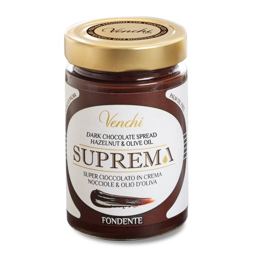 CREMA SPALMABILE CON CIOCCOLATO EXTRA FONDENTE SUPREMA 300 GR