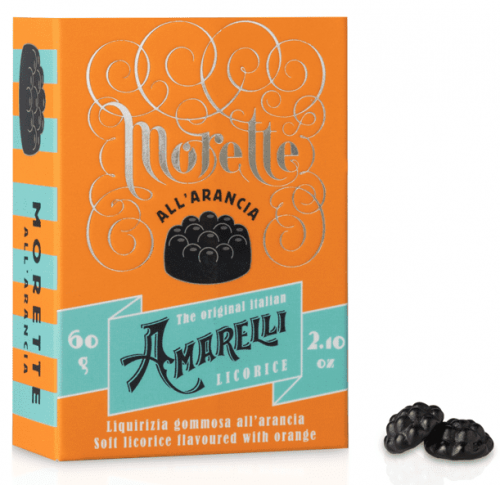 MORETTE DI LIQUIRIZIA ALL'ARANCIA 60 GR