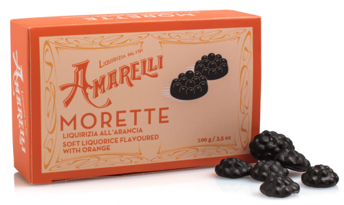 MORETTE DI LIQUIRIZIA ALL'ARANCIA 60 GR