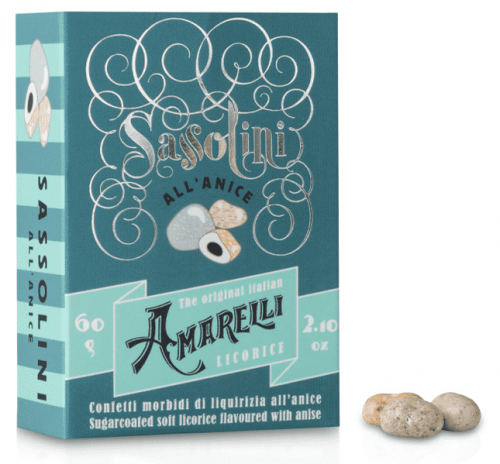 BIANCONERI DI LIQUIRIZIA ALLA MENTA 60 GR