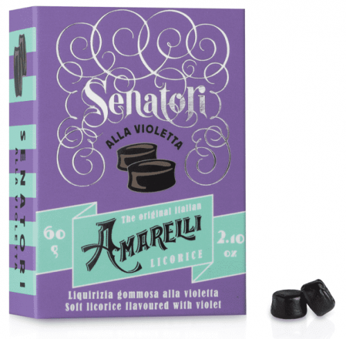 SENATORI DI LIQUIRIZIA ALLA VIOLETTA 60 GR
