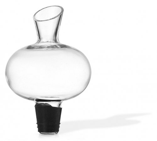 AERATORE DECANTER DISPLAY VETRO/SILICONE