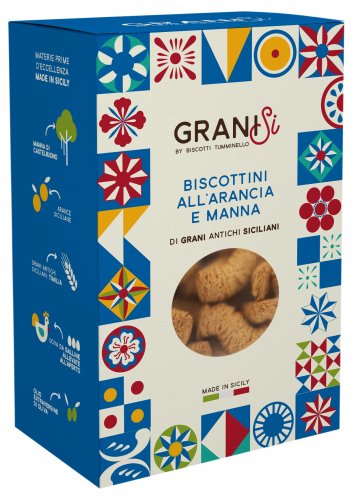 BISCOTTINI ALL'ARANCIA E MANNA 210 GR