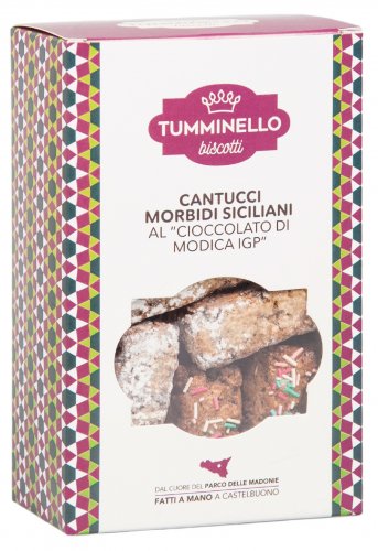 CANTUCCI MORBIDI SICILIANI AL CIOCCOLATO DI MODICA IGP 270 GR