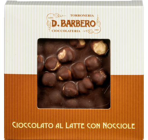 CIOCCOLATO AL LATTE E NOCCIOLE GR 120