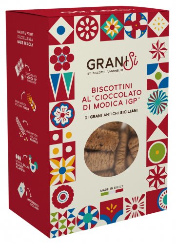 BISCOTTINI AL CIOCCOLATO DI MODICA IGP 210 GR