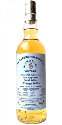 SINGLE MALT SCOTCH WHISKY 2008 CAOLILA 700 ML