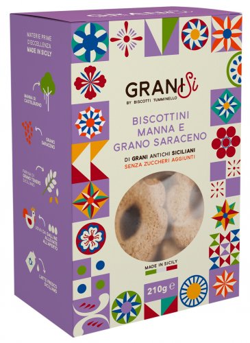 BISCOTTINI MANNA E GRANO SARACENO 210 GR