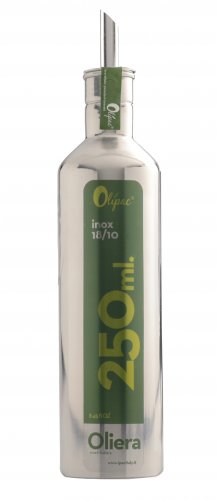 OLIERA CON TAPPO VERSATORE INOX 18/10 0.25 L