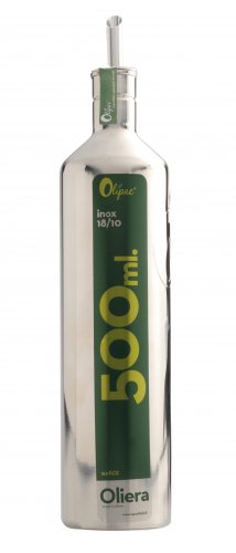 OLIERA CON TAPPO VERSATORE INOX 18/10 0,5 L