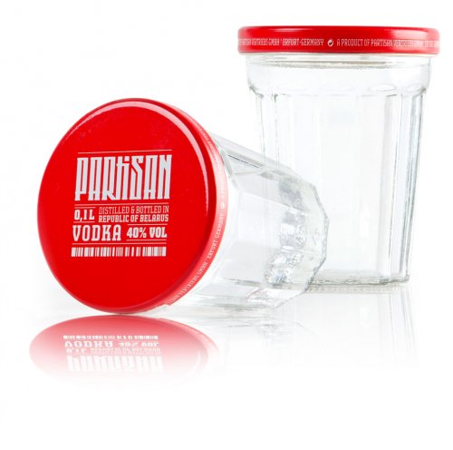 VODKA PARTISAN IN BICCHIERE 100 ML