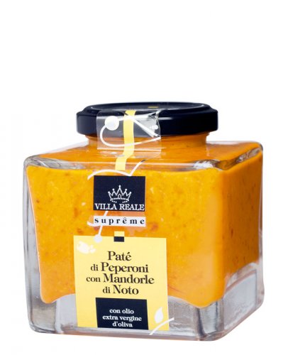 PATE' DI PEPERONI CON MANDORLE DI NOTO SUPREME 180 GR